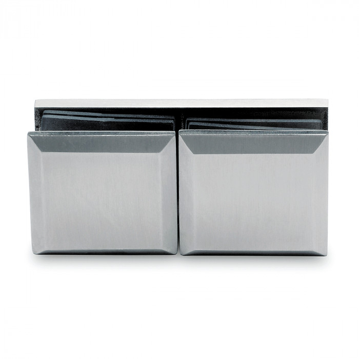 Hoekverbinder 180° Garina glas/glas RVS-304 mat geslepen main product photo