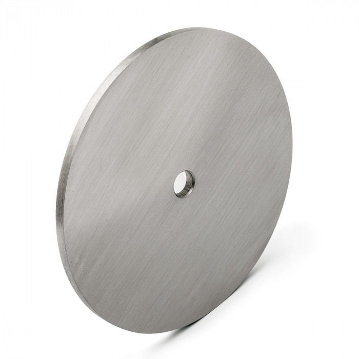 Wandbevestigingsplaat Spijker Ø 100 mm zamak RVS look main product photo
