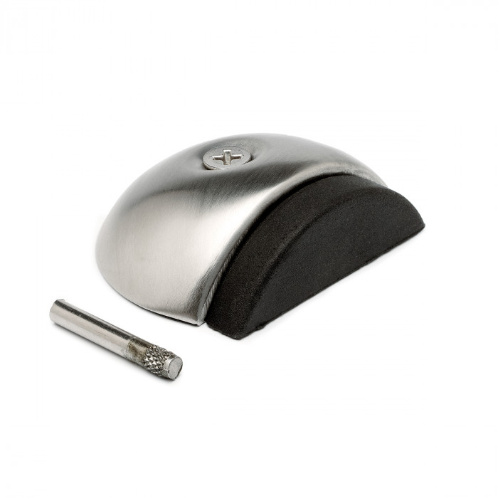 Deurstopper vloermontage Esme RVS-304 mat geslepen main product photo