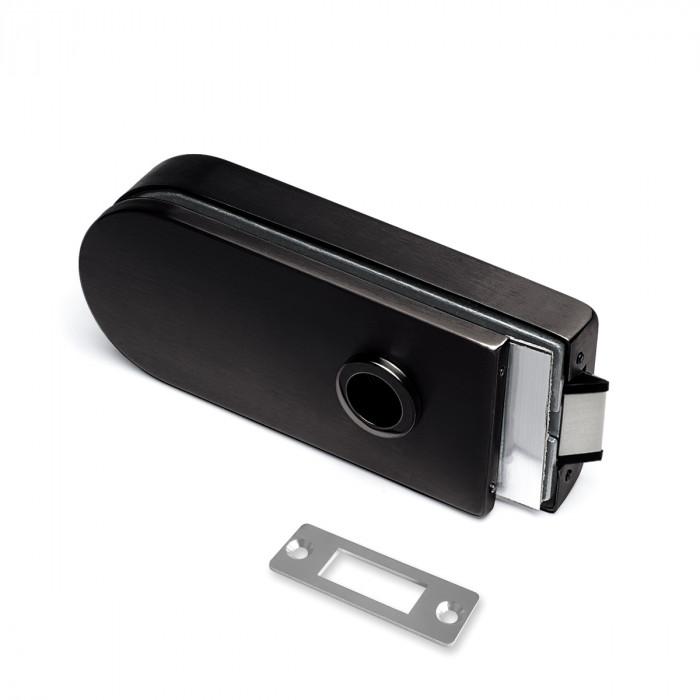 Glasdeurslot, ontgrendelbaar Sevennah RVS-304 zwart main product photo