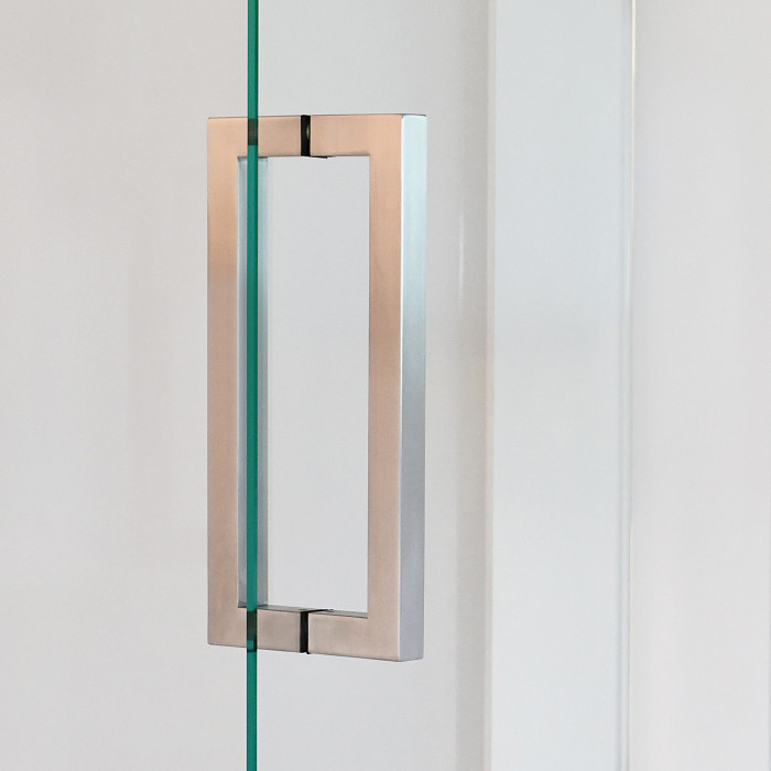 Deurgreep, dubbelzijdig 90° Vina 600 mm 25 x 25 mm RVS-304 mat geslepen main product photo