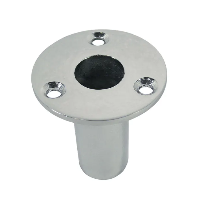 QWORK® 2 stuks hengelhouders 360° draaibaar - RVS 304 QWORK® 2 stuks hengelhouders 360° draaibaar - RVS 304
