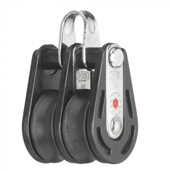 Sprenger dubbele katrol met kogellager 8 mm RVS-304 main product photo