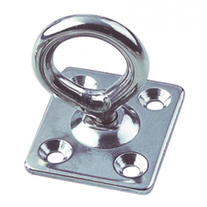 Oogplaat met wartel 40 x 35 mm RVS-316 main product photo