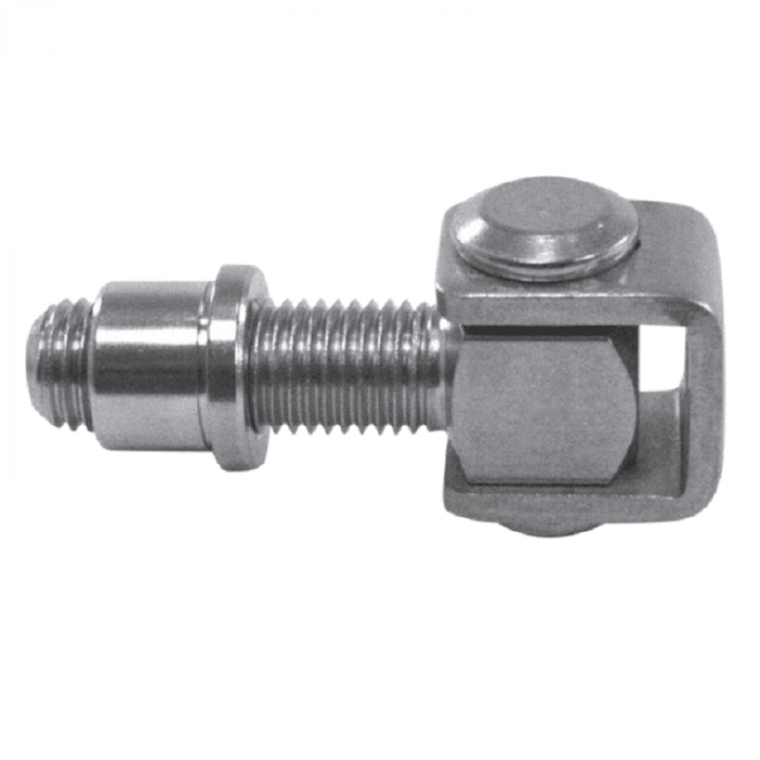 Scharnier met inlasmoer, M16, RVS-304 main product photo