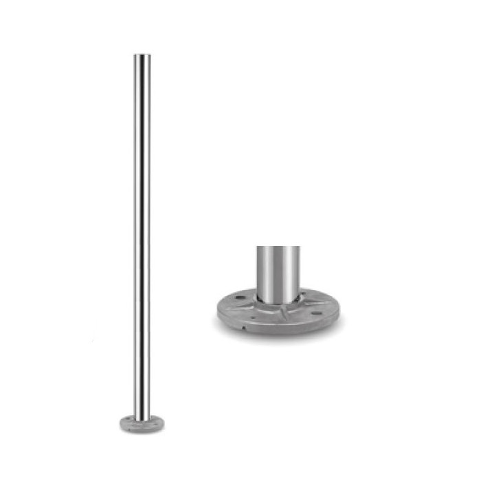 Baluster 42,4 x 2,0 mm, H=970 mm, model 0914, RVS-304, glanzend main product photo