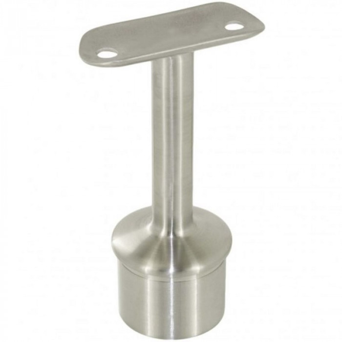 Railingsteun 48,3 x 2,6 mm voor ligger 42,4 mm RVS-316 mat geslepen model 0345 main product photo