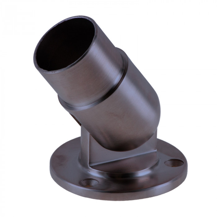 Muurflens variabel voor buis 42,4 mm vast RVS-316 antracietgrijs model 0193 main product photo