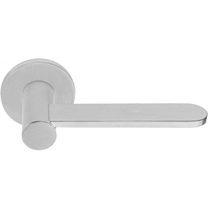 Deurkruk paar Bertram Beerbaum TENSE BB102-G geveerd op rozet mat RVS main product photo