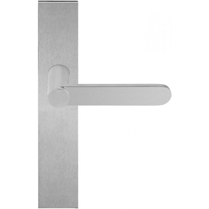 Deurkruk paar Bertram Beerbaum TENSE BB103P236SFC massief ongeveerd op schild blind mat RVS main product photo