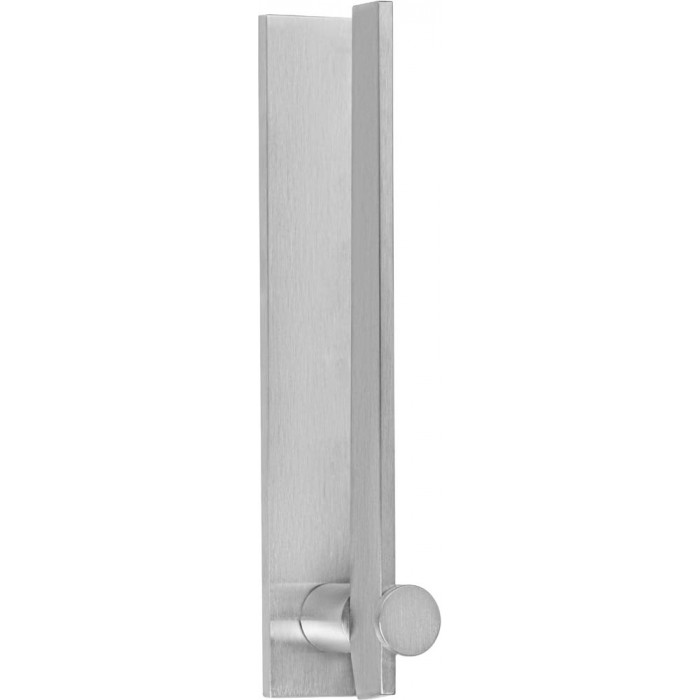 Deurkruk paar Bertram Beerbaum TENSE BB104-G geveerd op rozet mat RVS main product photo