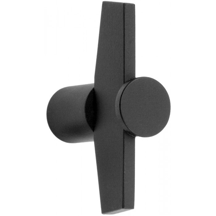 Meubelknop Bertram Beerbaum TENSE BB25M massief mat zwart RVS-304 main product photo