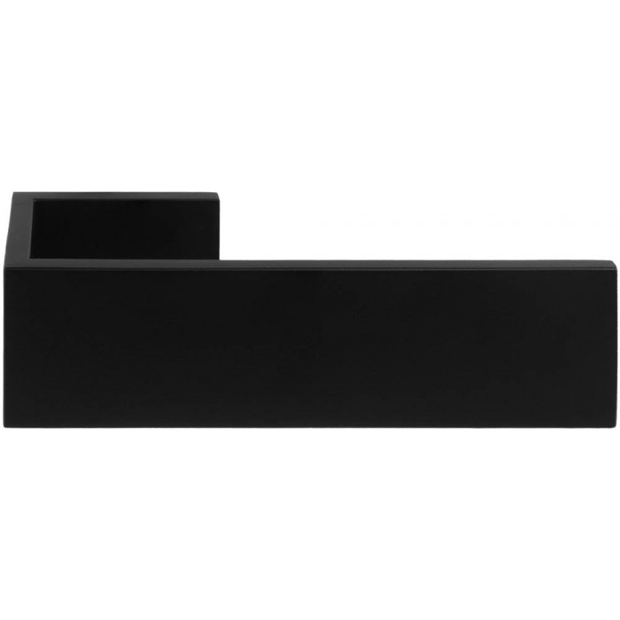 Deurkruk paar Bob Manders RIBBON BM100 geveerd op verborgen rozet mat zwart RVS-304 main product photo