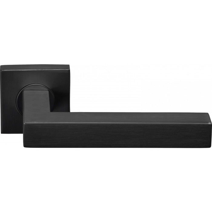 Deurkruk paar BASICS BSQ1-G deurkruk geveerd op vierkant rozet PVD gunmetal RVS-304 main product photo