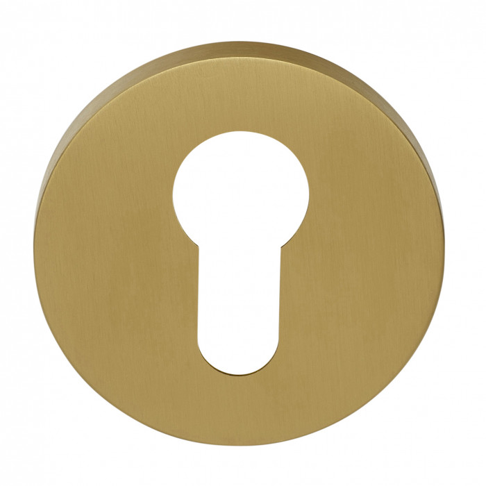 Cilinderplaatje David Rockwell ECLIPSE DRY53 PVD mat goud RVS-304 main product photo