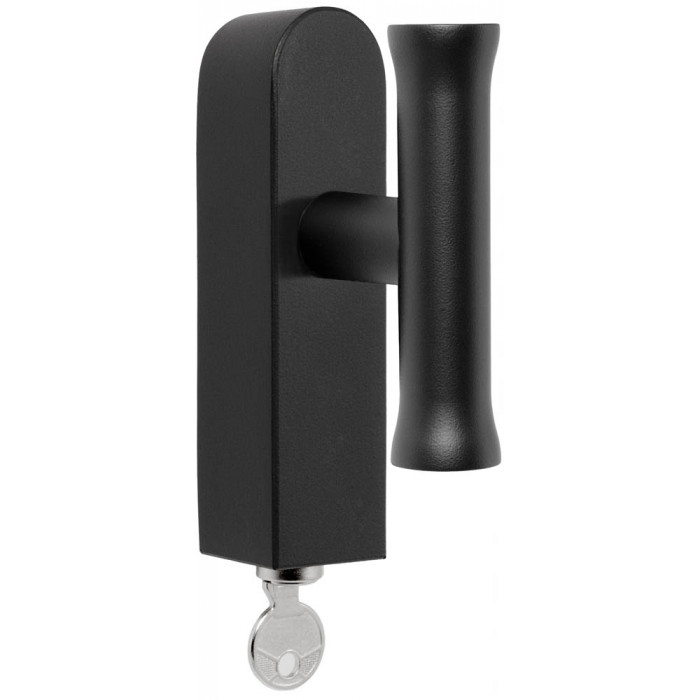 Draaikiepgarnituur Edward van Vliet NOUR EV102-DLOCK-O afsluitbaar mat zwart RVS-304 main product photo