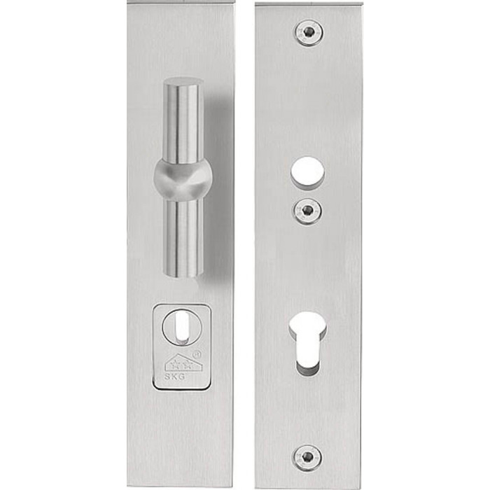 Massieve veiligheidsschilden met kerntrekbeveilliging FERROVIA FV22-50KT knop/kruk SKG*** PC72 mat RVS
mat RVS main product photo