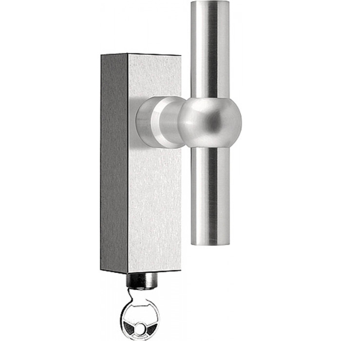 Draaikiepgarnituur FERROVIA FVT125-DKLOCK afsluitbaar mat RVS main product photo