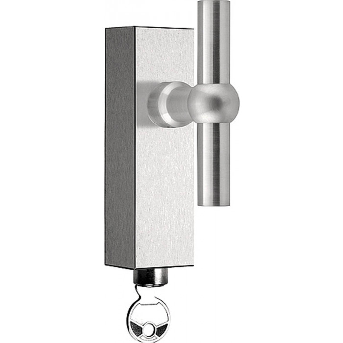 Draaikiepgarnituur FERROVIA FVT85-DKLOCK afsluitbaar mat RVS main product photo