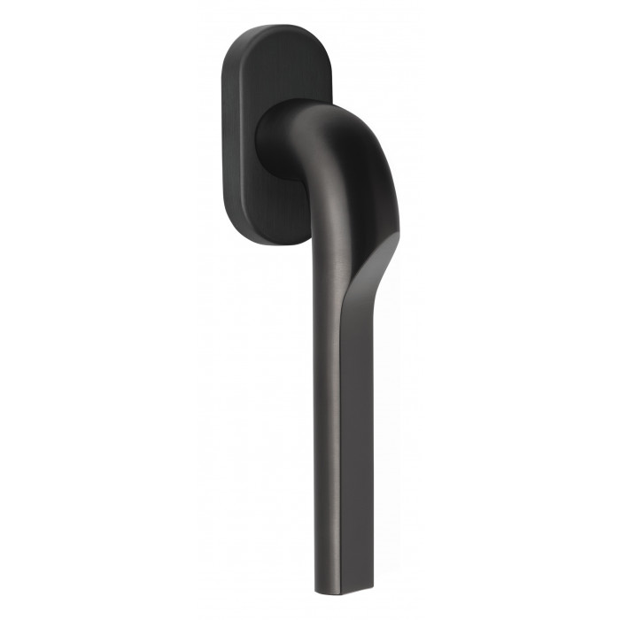 Draaikiepgarnituur Gensler RIVIO GL100-DK-O niet afsluitbaar linksdraaiend PVD mat zwart RVS-304 main product photo