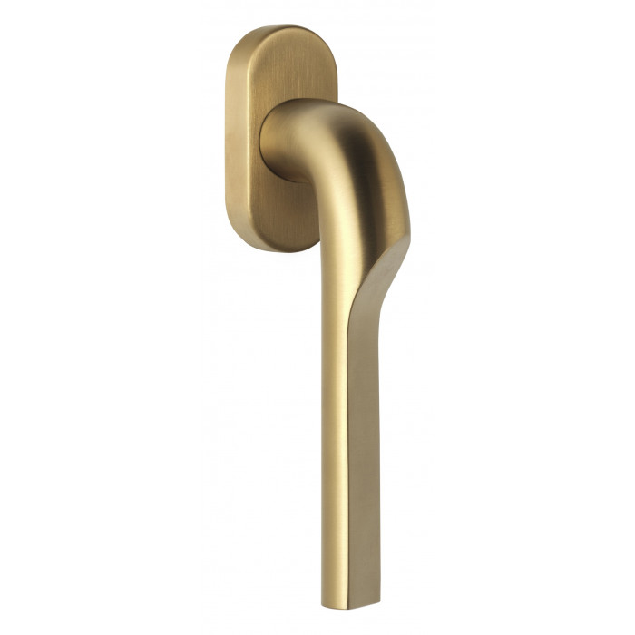 Draaikiepgarnituur Gensler RIVIO GL100-DK-O niet afsluitbaar linksdraaiend PVD mat goud RVS-304 main product photo