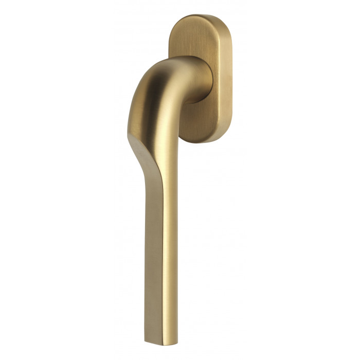 Draaikiepgarnituur Gensler RIVIO GL100-DK-O niet afsluitbaar rechtsdraaiend PVD mat goud RVS-304 main product photo