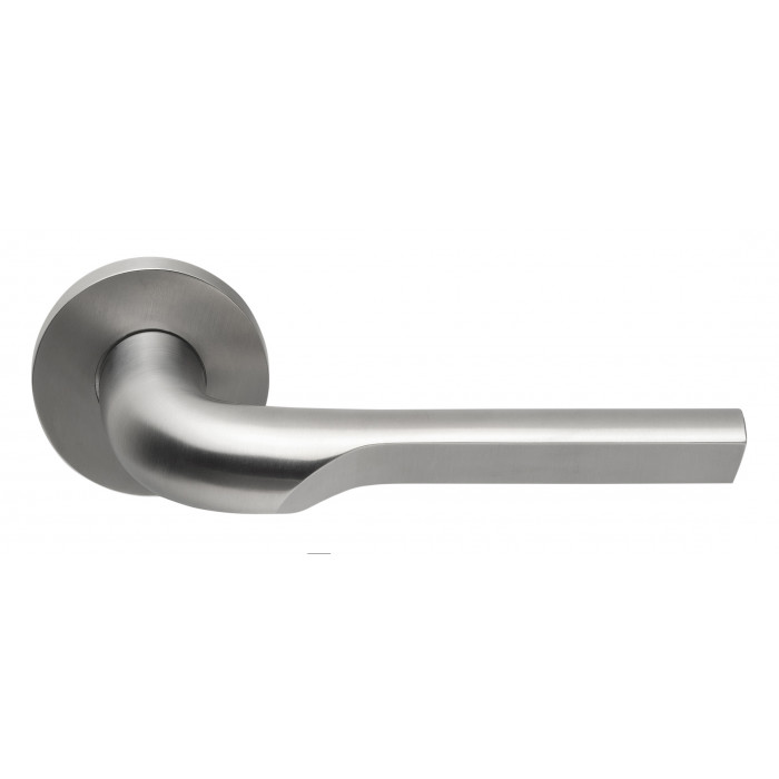 Deurkruk paar Gensler RIVIO GL100-G geveerd op rozet mat RVS  main product photo