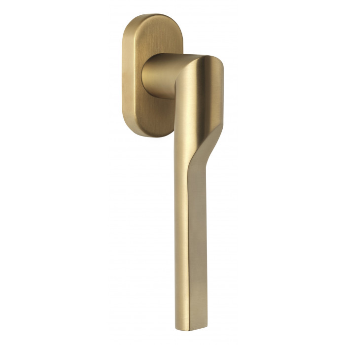 Draaikiepgarnituur Gensler RIVIO GL101-DK-O niet afsluitbaar linksdraaiend PVD mat goud RVS-304 main product photo