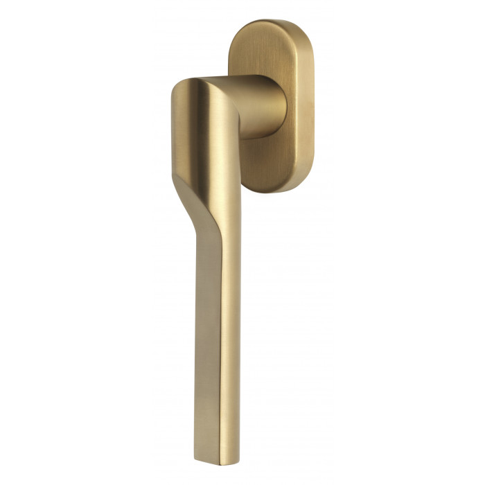 Draaikiepgarnituur Gensler RIVIO GL101-DK-O niet afsluitbaar rechtsdraaiend PVD mat goud RVS-304 main product photo