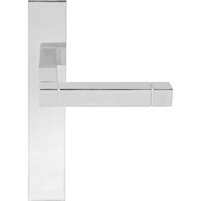Deurkruk paar Jan des Bouvrie SQUARE JB100P236SFC ongeveerd op schild blind gepolijst RVS main product photo