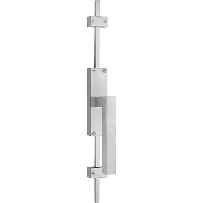 Krukespagnolet inclusief vier geleiders twee eindstukjes en twee stangen SQUARE K-LSQ1 mat RVS linksdraaiend main product photo
