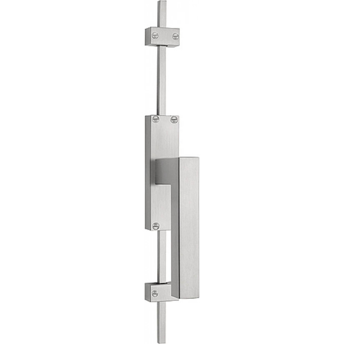 Krukespagnolet inclusief vier geleiders twee eindstukjes en twee stangen SQUARE K-LSQ3 mat RVS linksdraaiend main product photo