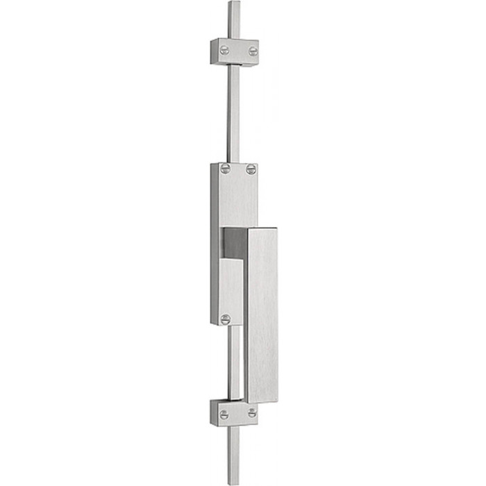 Krukespagnolet inclusief vier geleiders twee eindstukjes en twee stangen SQUARE K-LSQ4 mat RVS rechtsdraaiend main product photo