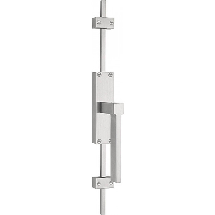 Krukespagnolet inclusief vier geleiders twee eindstukjes en twee stangen SQUARE K-LSQ5 mat RVS rechtsdraaiend main product photo