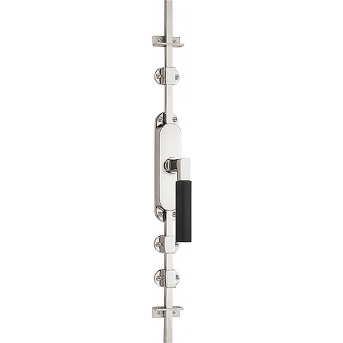 Krukespagnolet TIMELESS KO-1930 glans nikkel/ebbenhout rechtsdraaiend main product photo