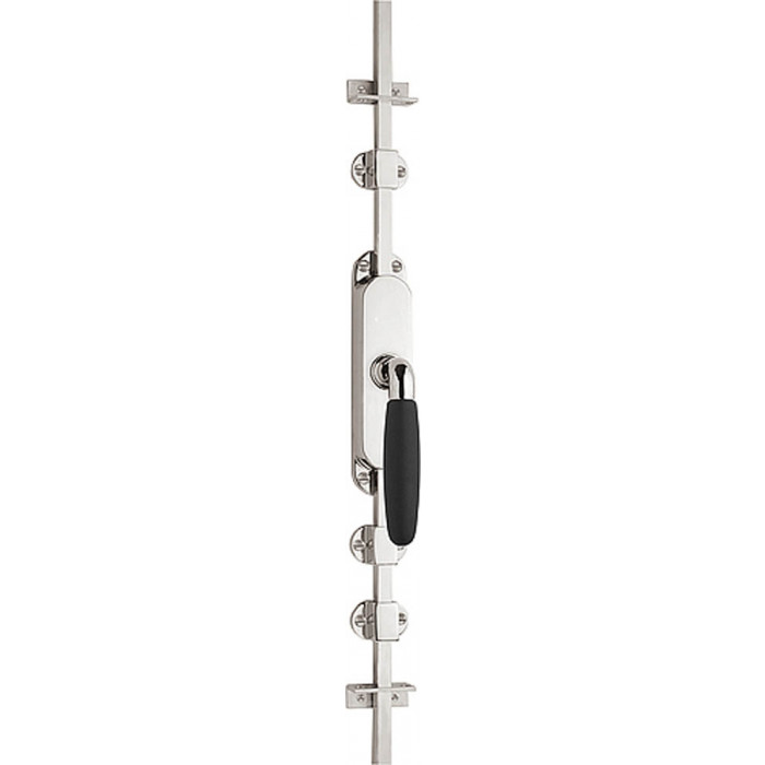 Krukespagnolet TIMELESS KO-1931 glans nikkel/ebbenhout linksdraaiend main product photo