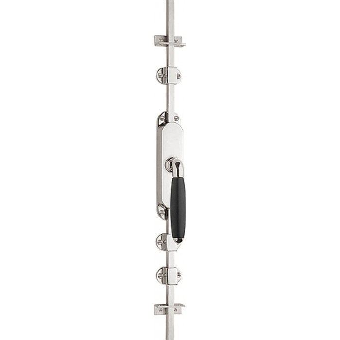 Krukespagnolet TIMELESS KO-1932 glans nikkel/ebbenhout rechtsdraaiend main product photo