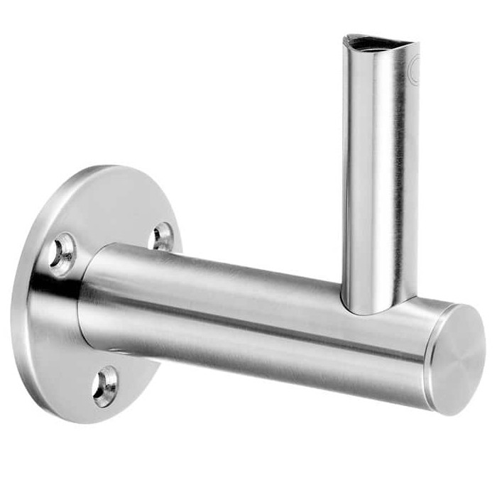 Leuninghouder buis Ø 42,4 en Ø 48,3 mm RVS-316 mat geslepen model 0142 main product photo