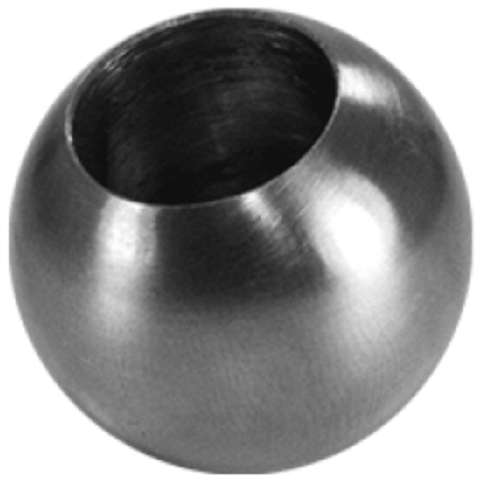 Sierkogel massief Ø 25 mm gat Ø 14,2 mm RVS-304 mat geslepen main product photo