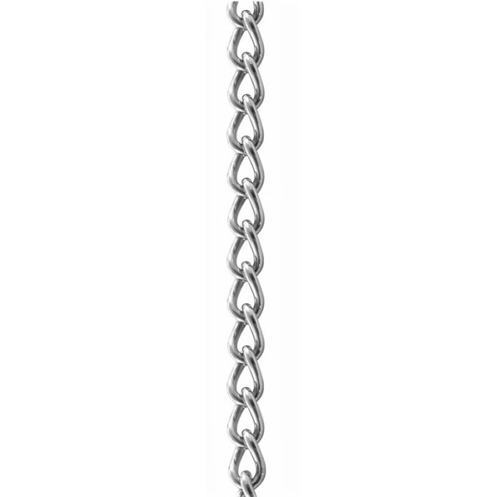 Gedraaide schakelketting Ø 2 mm per meter RVS-304 (A2) main product photo
