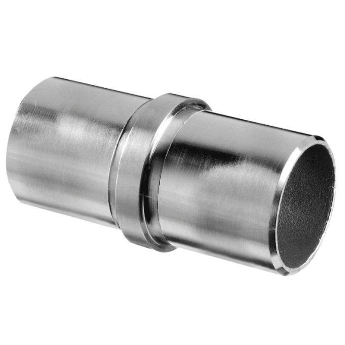 Buisverbinder voor buis 42,4 x 2,0 mm vast RVS-316 mat geslepen model 0790 main product photo