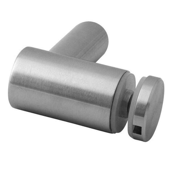 Glasadapter spider 30 mm vlak lengte 42,4 mm RVS-316 model mat geslepen 0754 main product photo