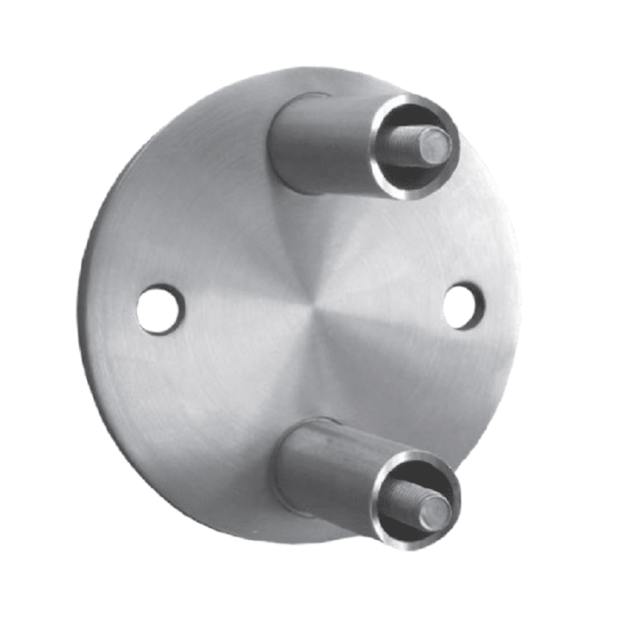 Wandankerset voor buis 42,4 mm RVS-304 mat geslepen main product photo