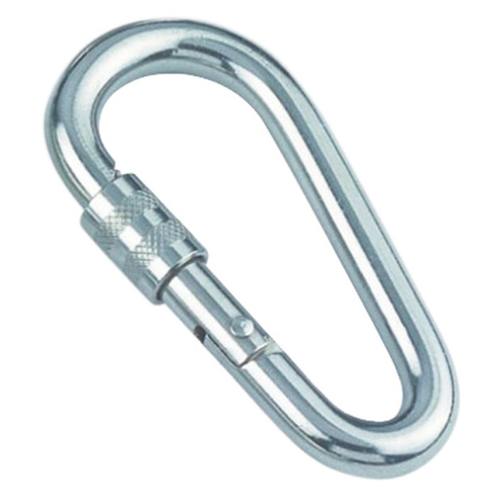 Karabijnhaak met borgmoer peervormig 10 x 100 mm RVS-316 main product photo