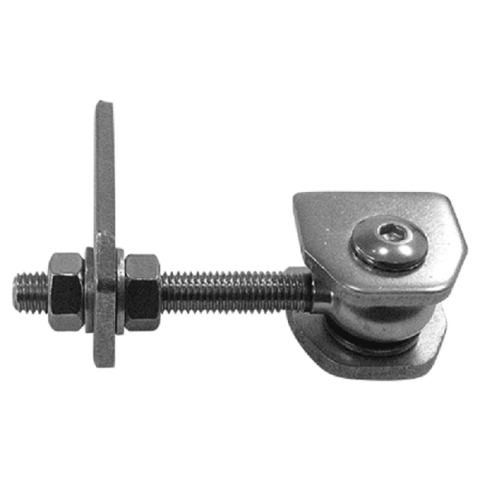 Scharnier met plaat, M16, RVS-304 main product photo