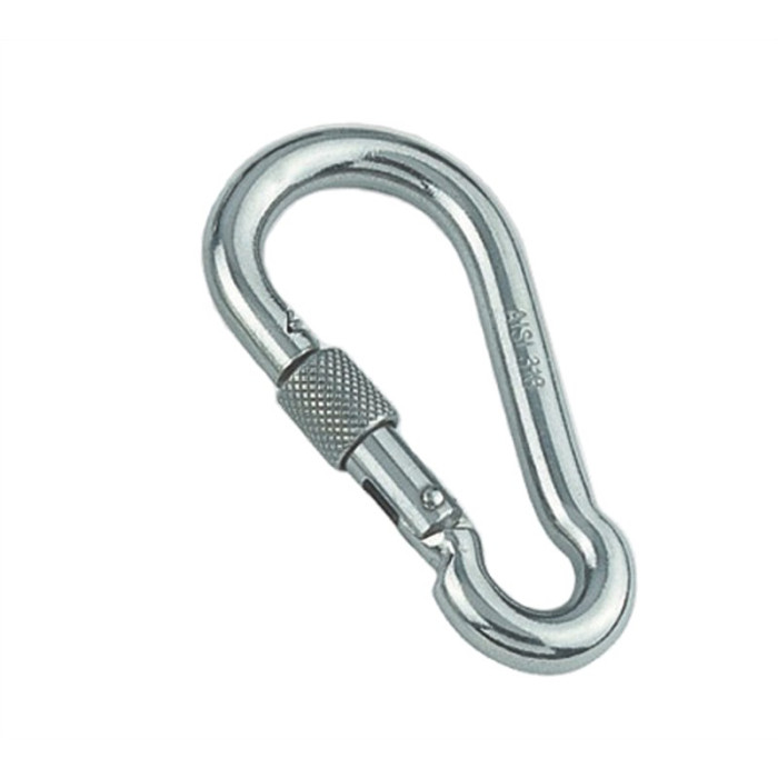 Karabijnhaak met borgmoer 11x120 mm RVS-316 main product photo