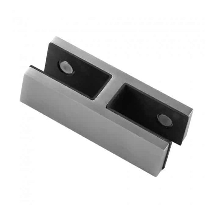 Glasklem 180 graden voor glasdikte 16,76 – 19mm model 11 RVS-316 main product photo