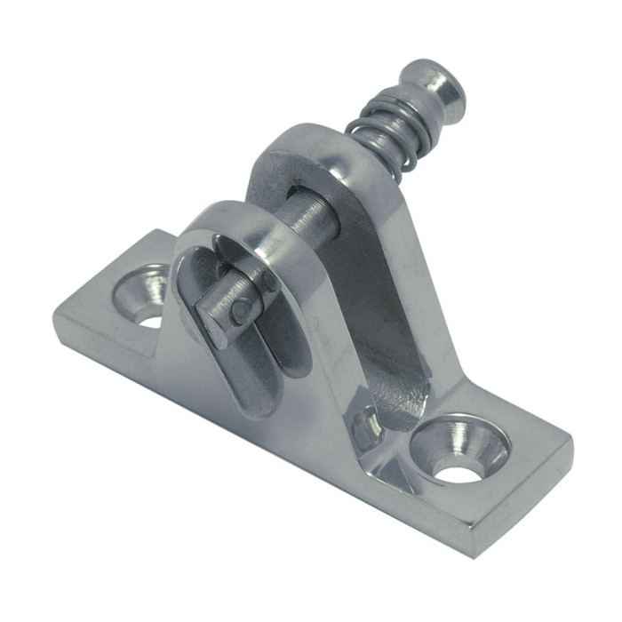 Dekplaat vlak met losse pin 80 graden 56x17mm RVS-316 (A4) main product photo