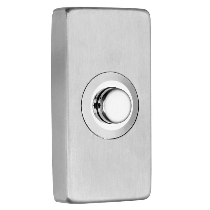 Beldrukker rechthoek, RVS main product photo