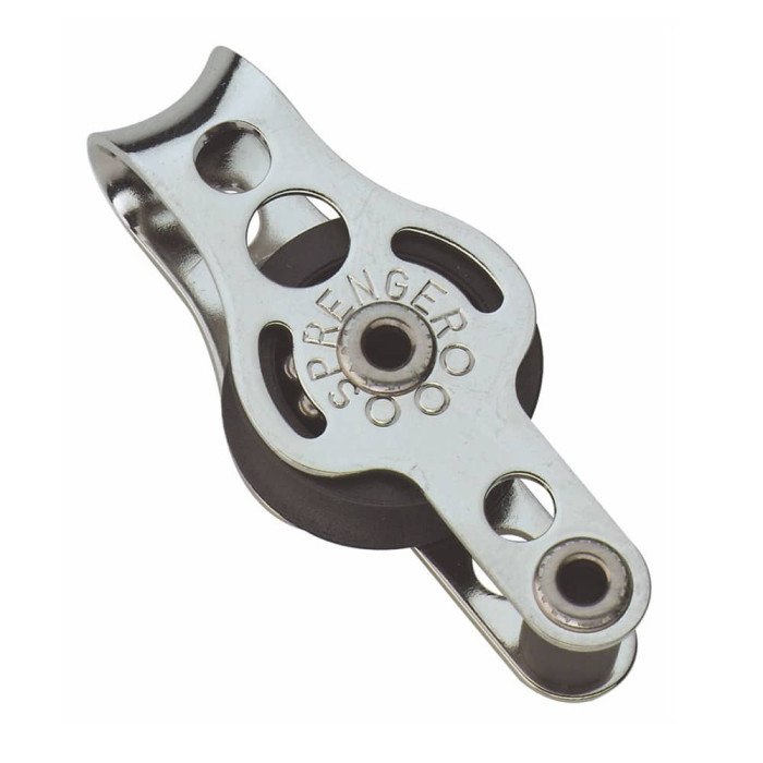 Sprenger mini katrol met kogellager warteloog en hondsvot Ø 19 mm touwmaat 6 mm RVS-304 main product photo